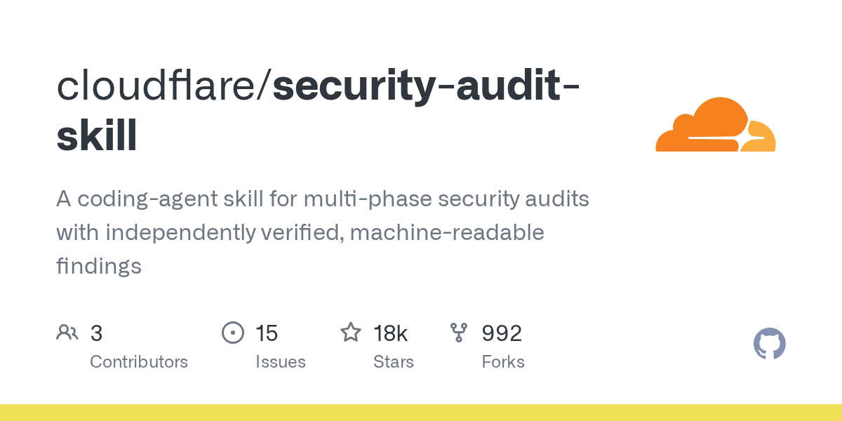 Inside cloudflare/security-audit-skill: Automated Security Auditing for AI Agents — How Does It Work in Production?