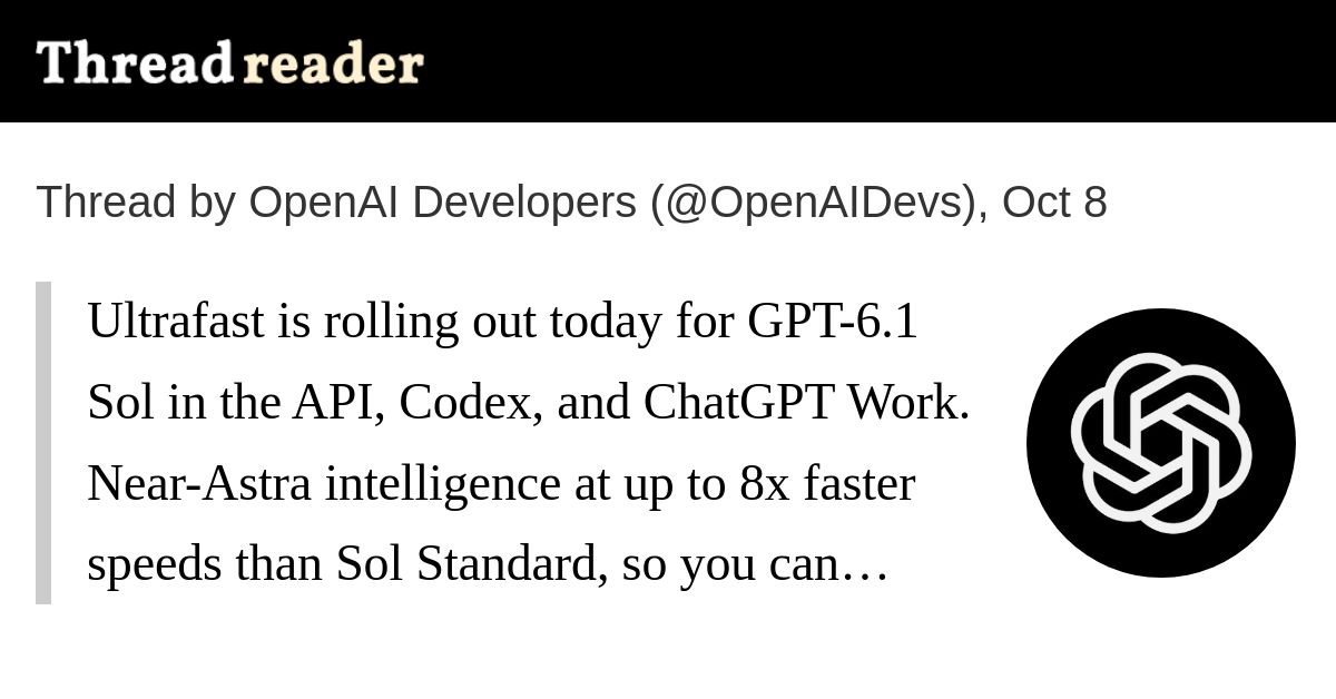 News Flash: Ultrafast is rolling out today, Former Cognition, Ramp Staffers, & Can AI automate Epoch?